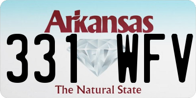 AR license plate 331WFV