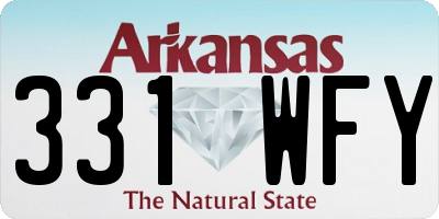 AR license plate 331WFY