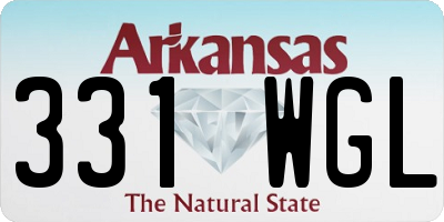 AR license plate 331WGL