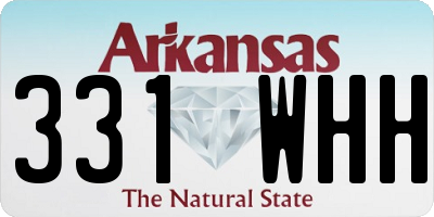 AR license plate 331WHH