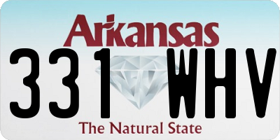 AR license plate 331WHV
