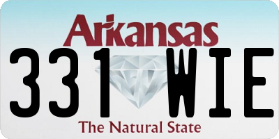 AR license plate 331WIE