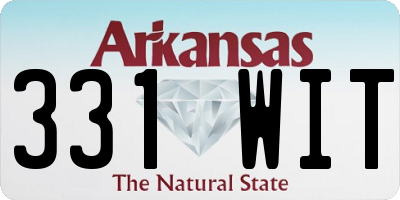 AR license plate 331WIT