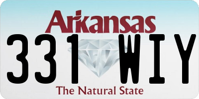 AR license plate 331WIY