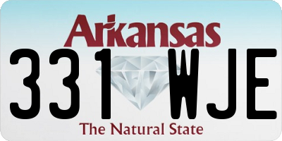 AR license plate 331WJE