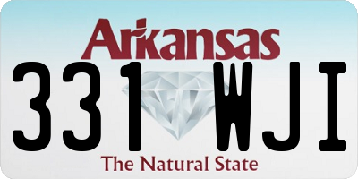 AR license plate 331WJI