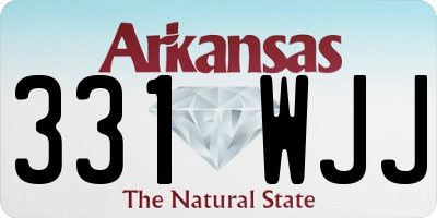 AR license plate 331WJJ