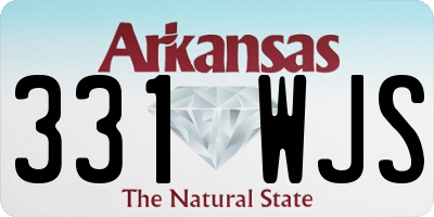 AR license plate 331WJS
