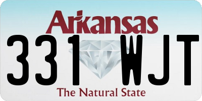 AR license plate 331WJT