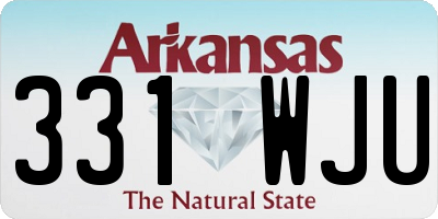 AR license plate 331WJU