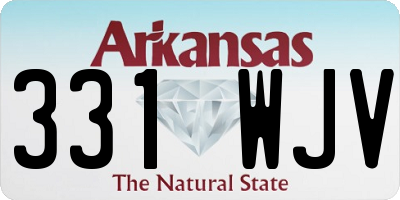 AR license plate 331WJV