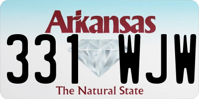 AR license plate 331WJW