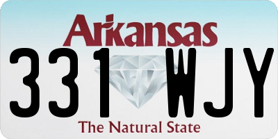 AR license plate 331WJY