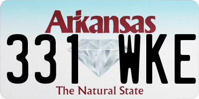 AR license plate 331WKE