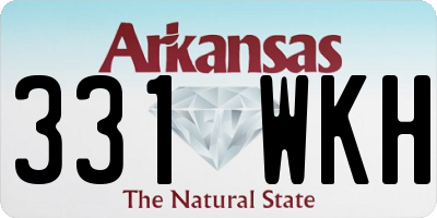 AR license plate 331WKH