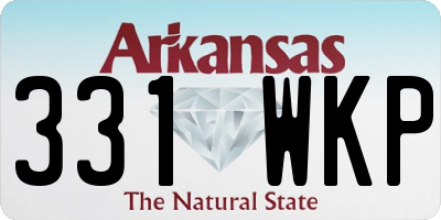AR license plate 331WKP