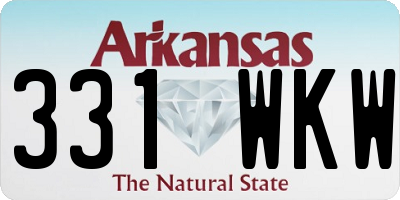 AR license plate 331WKW
