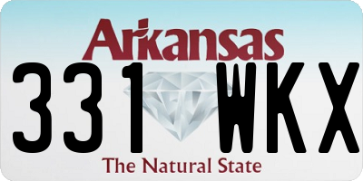 AR license plate 331WKX
