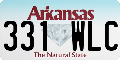 AR license plate 331WLC
