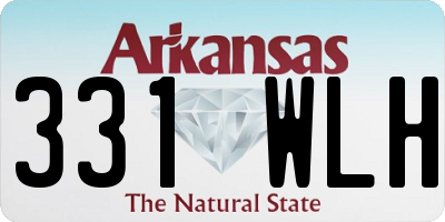 AR license plate 331WLH