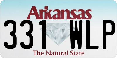 AR license plate 331WLP