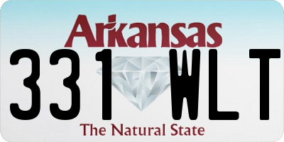 AR license plate 331WLT
