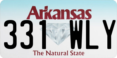 AR license plate 331WLY