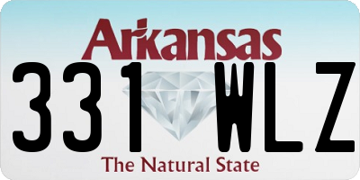 AR license plate 331WLZ