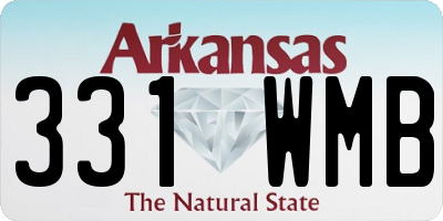 AR license plate 331WMB