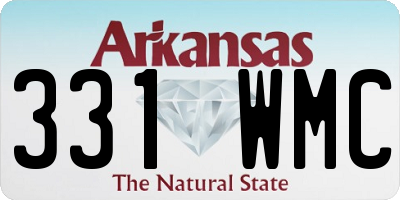 AR license plate 331WMC