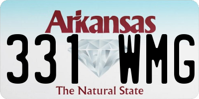 AR license plate 331WMG
