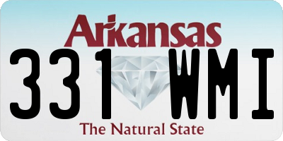 AR license plate 331WMI