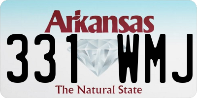 AR license plate 331WMJ