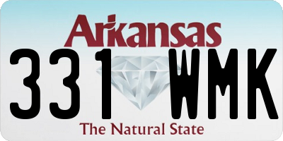 AR license plate 331WMK