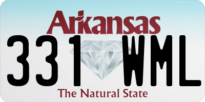AR license plate 331WML