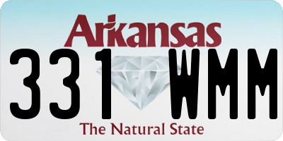 AR license plate 331WMM