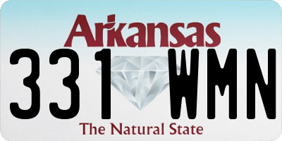 AR license plate 331WMN