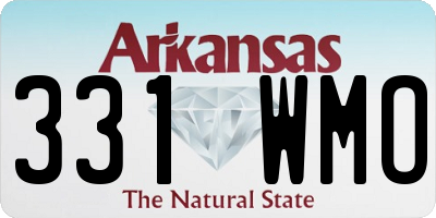 AR license plate 331WMO