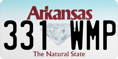 AR license plate 331WMP