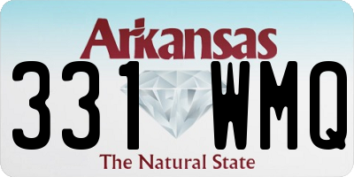 AR license plate 331WMQ