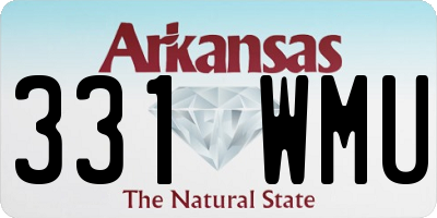 AR license plate 331WMU
