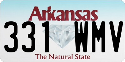 AR license plate 331WMV