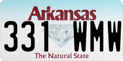 AR license plate 331WMW
