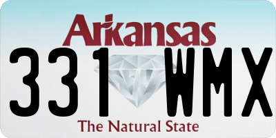 AR license plate 331WMX