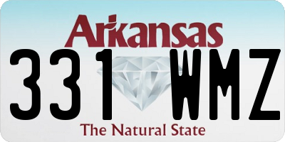 AR license plate 331WMZ