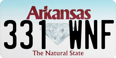 AR license plate 331WNF