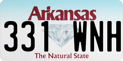 AR license plate 331WNH