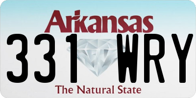 AR license plate 331WRY