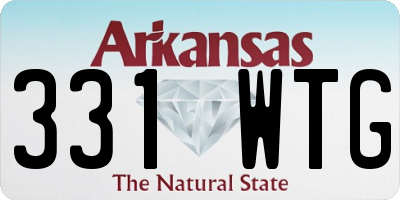 AR license plate 331WTG