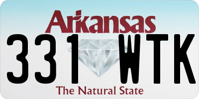 AR license plate 331WTK